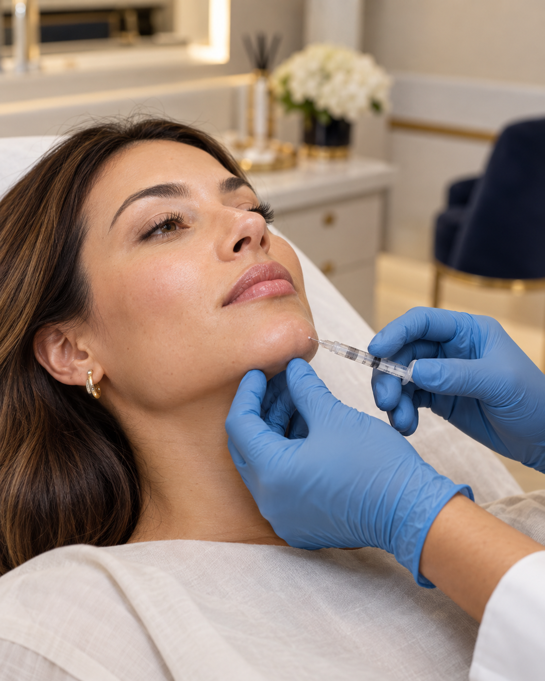 Procedimento de preenchimento facial